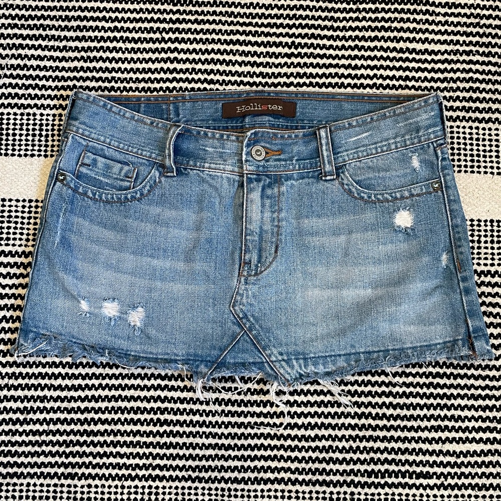 Vintage Hollister denim mini skirt Size 3